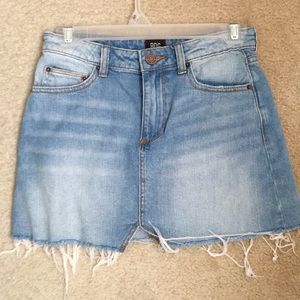 This is a denim skirt from urban outfitters